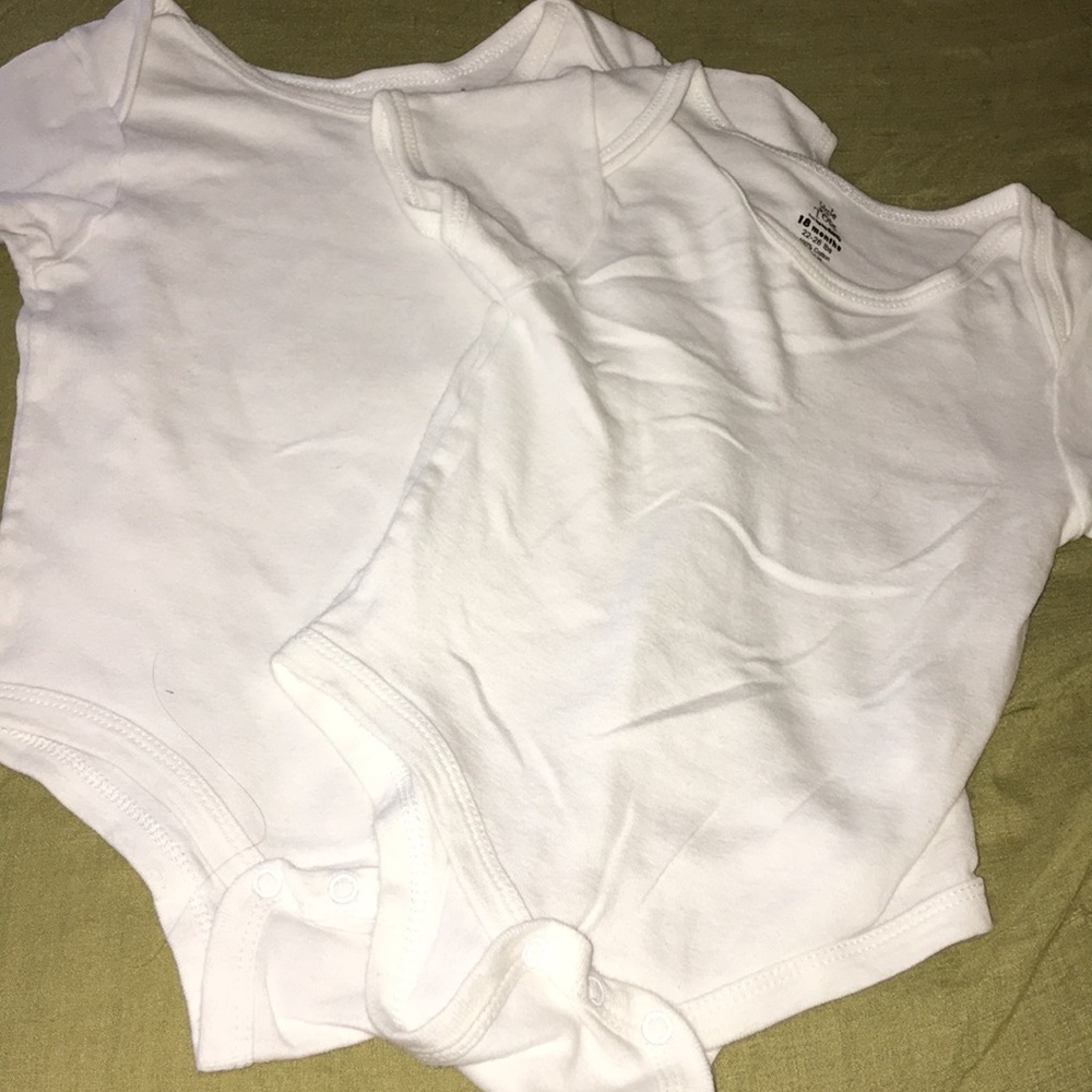 Little Tots White One Piece Outfits